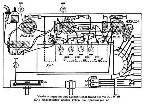 Volksempfänger VE301W; Gemeinschaftserzeugn (ID = 81613) Radio