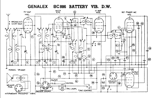 BC886; Genalex, BGE brand, (ID = 795448) Radio