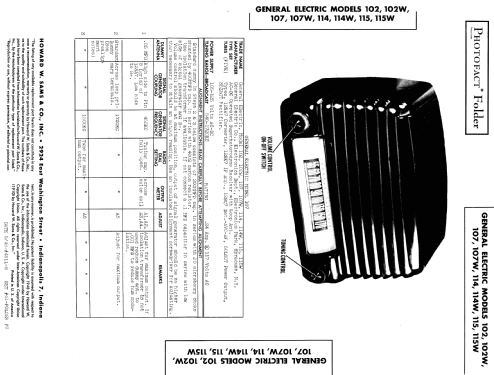 102 ; General Electric Co. (ID = 989076) Radio