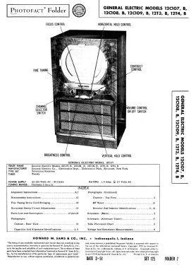 12C108 ; General Electric Co. (ID = 2864218) Televisore