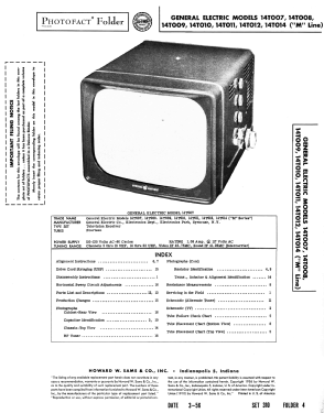 14T009 'M' Line ; General Electric Co. (ID = 2767211) Television