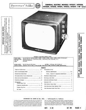 14T010 'M' Line ; General Electric Co. (ID = 2767452) Televisore