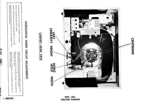 17T3316, 317, 318, 319, 320, 321 Ch= M5; General Electric Co. (ID = 635034) Television