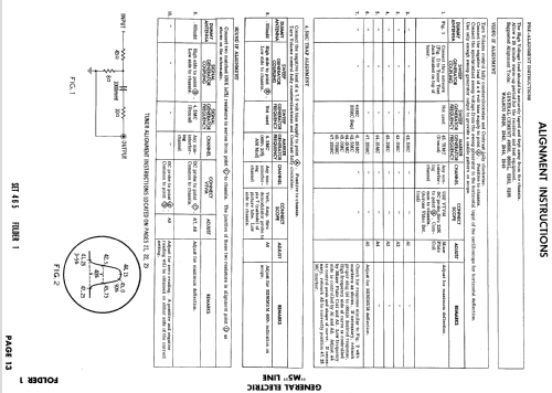 17T3316, 317, 318, 319, 320, 321 Ch= M5; General Electric Co. (ID = 635038) Televisore