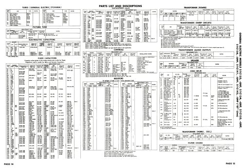 21C133 Ch= 'ST' Line; General Electric Co. (ID = 1981225) Télévision