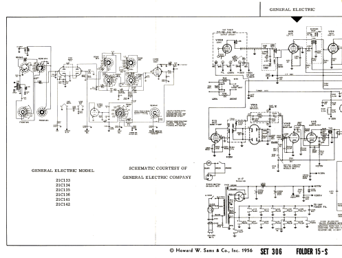 21C135 Ch= 'ST' Line; General Electric Co. (ID = 2736224) Televisore