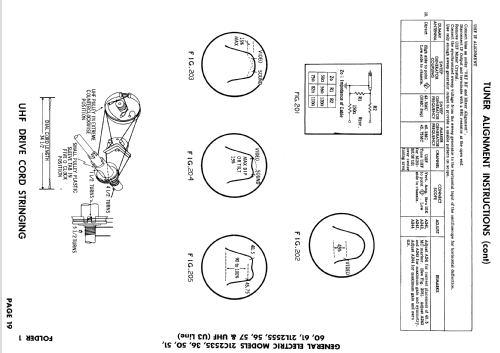21C2536 Ch= U3 Line; General Electric Co. (ID = 866957) Televisore