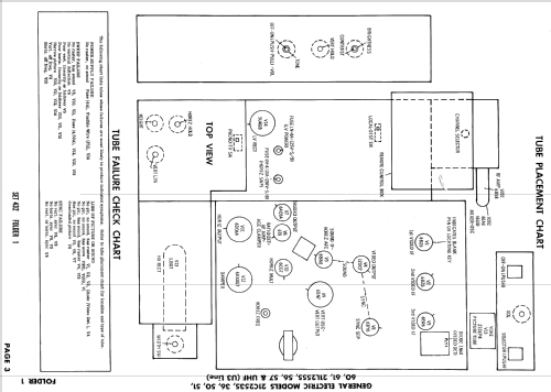 21C2560 Ch= U3 Line; General Electric Co. (ID = 867013) Televisore