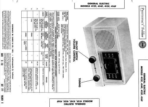 415F ; General Electric Co. (ID = 979967) Radio