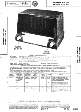 422 ; General Electric Co. (ID = 3002612) Radio