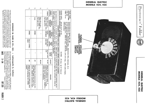 425 ; General Electric Co. (ID = 981979) Radio