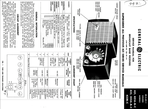 432 ; General Electric Co. (ID = 1122666) Radio