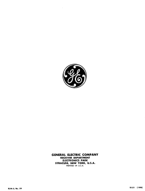 509 ; General Electric Co. (ID = 3022294) Radio