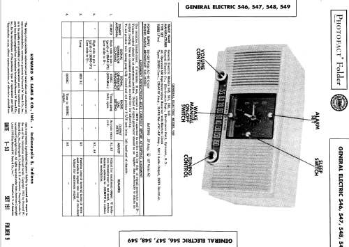 547 ; General Electric Co. (ID = 521719) Radio