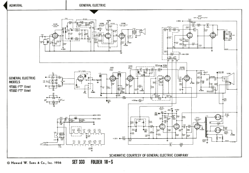 9T002 'T' Line ; General Electric Co. (ID = 1933081) Televisore