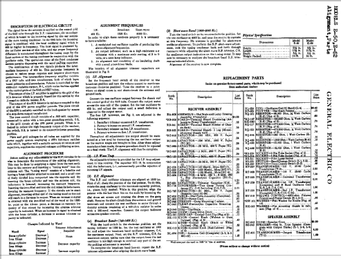 E50 ; General Electric Co. (ID = 402020) Radio