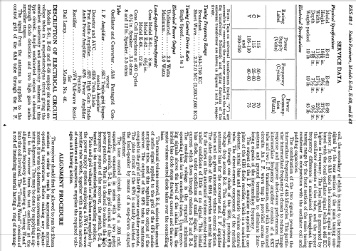 E-68 ; General Electric Co. (ID = 926324) Radio