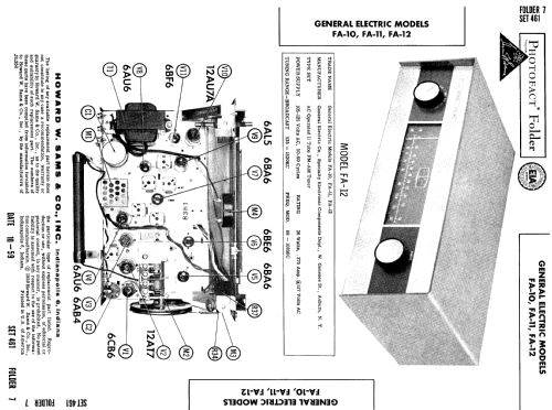 FA-10 ; General Electric Co. (ID = 612784) Radio