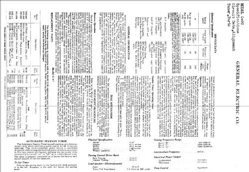 G97 ; General Electric Co. (ID = 409220) Radio