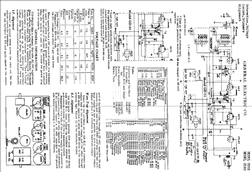 GD52 ; General Electric Co. (ID = 409988) Radio