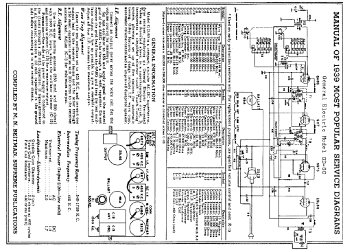 GD-60 ; General Electric Co. (ID = 53488) Radio