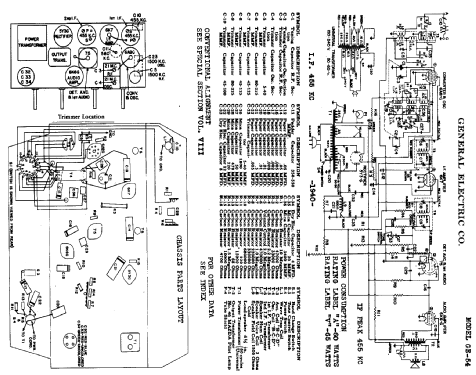 GE54 ; General Electric Co. (ID = 410486) Radio