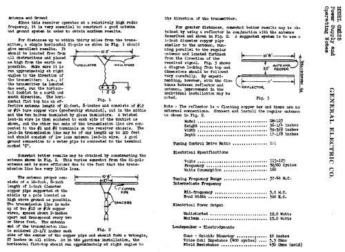 GM125 ; General Electric Co. (ID = 410654) Radio