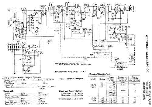 H79 Final ; General Electric Co. (ID = 412302) Radio