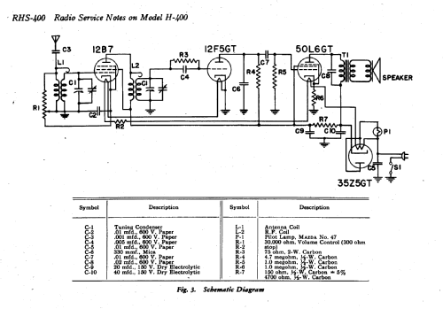 H-400 Pee Wee ; General Electric Co. (ID = 168127) Radio