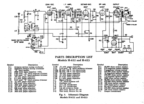 H-623 ; General Electric Co. (ID = 168296) Radio