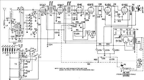 H-73 ; General Electric Co. (ID = 1115461) Radio