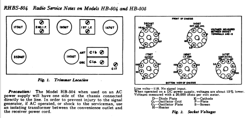 HB-504 ; General Electric Co. (ID = 1127267) Radio