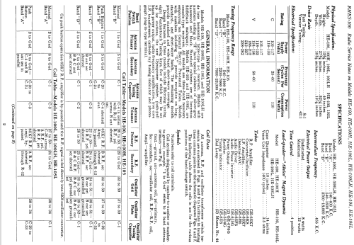 HE-100 ; General Electric Co. (ID = 1127763) Radio