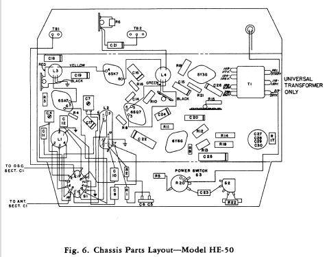 HE-50 ; General Electric Co. (ID = 1127296) Radio