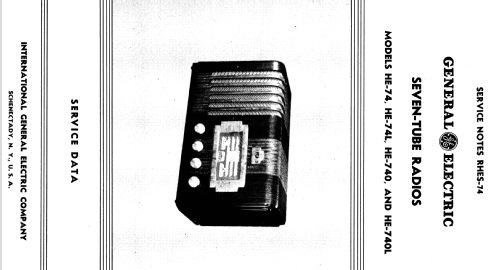 HE-74L ; General Electric Co. (ID = 1127742) Radio