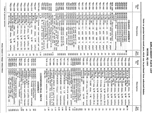 HJ-1005 ; General Electric Co. (ID = 1128024) Radio