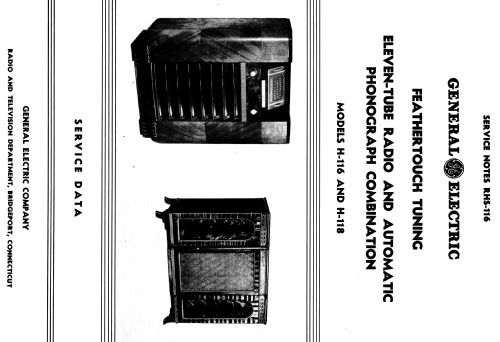 HJ-119 ; General Electric Co. (ID = 1127290) Radio