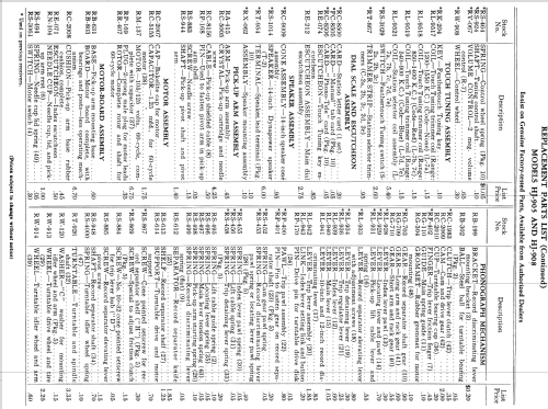 HJ-905 ; General Electric Co. (ID = 1128010) Radio