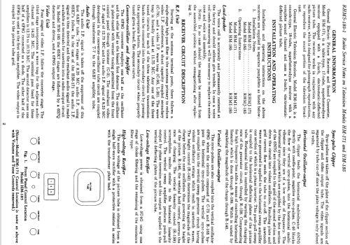 HM-171 ; General Electric Co. (ID = 1128619) Televisión