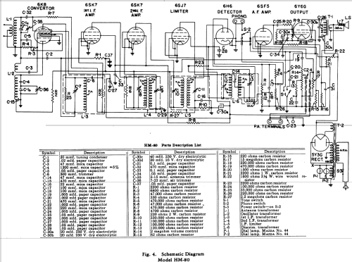 HM-80 ; General Electric Co. (ID = 1128174) Radio