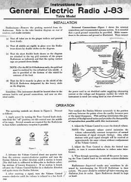 J83 ; General Electric Co. (ID = 2731650) Radio