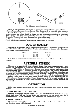 J-105 ; General Electric Co. (ID = 2855552) Radio