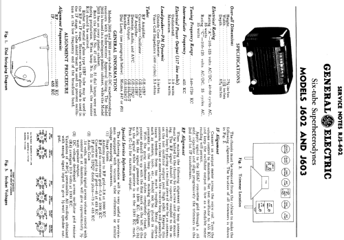 J-602 ; General Electric Co. (ID = 1130661) Radio