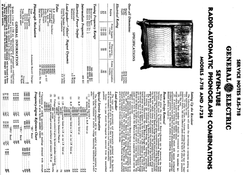 J-718 ; General Electric Co. (ID = 1130716) Radio