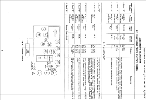 JE-101 ; General Electric Co. (ID = 1131391) Radio