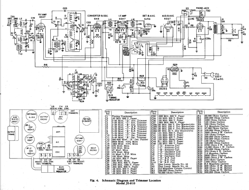 JE-810 ; General Electric Co. (ID = 169968) Radio