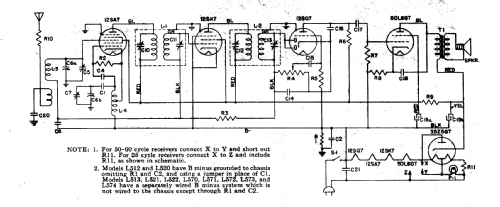 L-512 ; General Electric Co. (ID = 170218) Radio