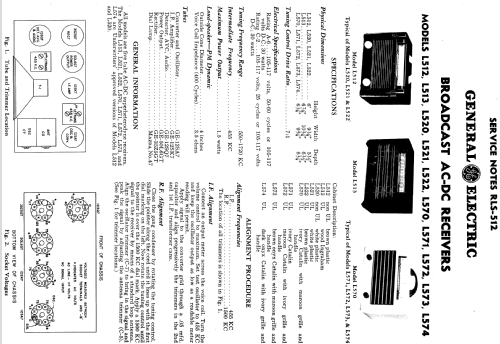 L-522 ; General Electric Co. (ID = 1132177) Radio