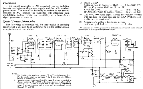 L-540 ; General Electric Co. (ID = 1132542) Radio