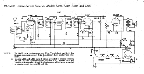 L-550 ; General Electric Co. (ID = 169988) Radio